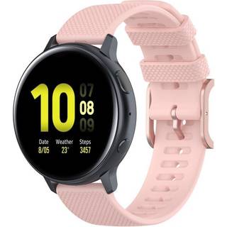 Smartwatch Rem af Silikone (20mm) Prikket - Lyserød / Rose Gold