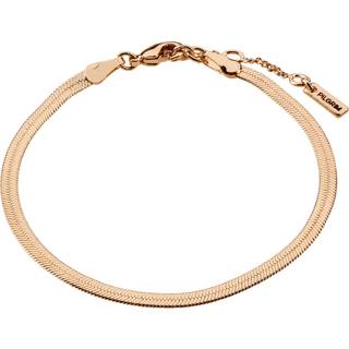 Pilgrim JOANNA flat snake chain armbånd rosaguldbelagt