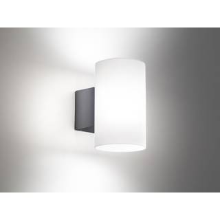 Udendørs LED-væglampe Bianca, hvid, plast