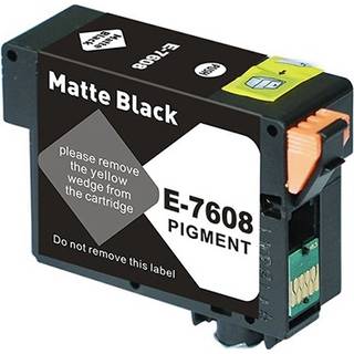 Kompatibel blækpatron Epson T7608 - C13T76084010 mat sort 29,5 ml