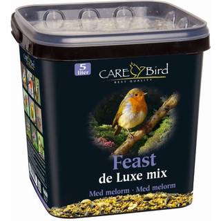 Fuglefoder Care-Bird &quot;Feast de Luxe&quot; med melorme. 5 ltr.