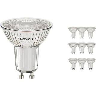 Fordelspakke 10x Noxion LED spot GU10 PAR16 4.6W 345lm 36D - 840 kold hvid | dæmpbar - erstatter 50W