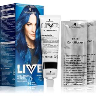 Schwarzkopf LIVE Ultra Brights or Pastel Semipermanent hårfarve Skygge 095 Electric Blue 1 stk. - 1 stk.