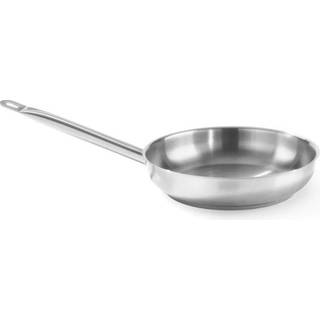Stegespande uden låg, Kitchen Line, 1,9L, ø240x(H)50mm, med langt, køligt håndtag i rustfrit stål