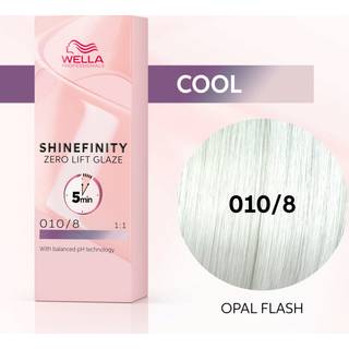 Wella Professionals Shinefinitymed afbalanceret pH-teknologiZero Lift Glaze 10/8 Opal Flash 60 ml (2.850,00 kr / 1 l) - 60 ml