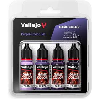 Game Color, purple color set 4x18ml