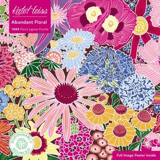Adult Sustainable Jigsaw Puzzle Kate Heiss: Abundant Floral