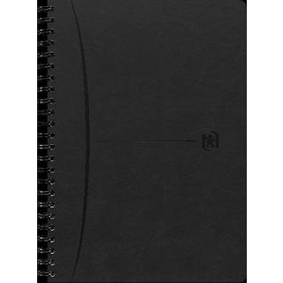 Oxford Signature A5 notesbog med fleksibelt omslag kvadreret sort