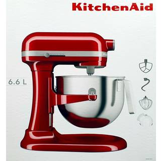 Skål-lift stativ mixer, 6,6L, HEAVY DUTY, Empire Red - KitchenAid