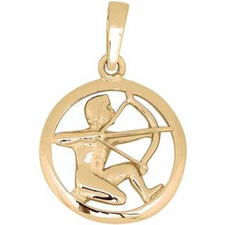 Stjernetegn i 8 karat guld - SKYTTEN. 12 mm
