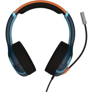 PDP Airlite Glow Headset Ledningsført Spil Sort, Blå, Orange
