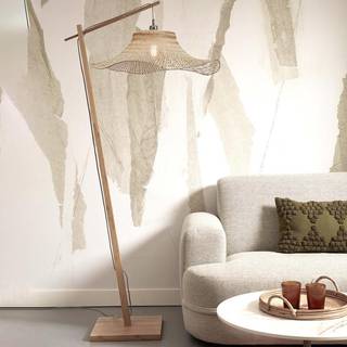 GOOD & MOJO Ibiza gulvlampe Ø 65cm natur/natur