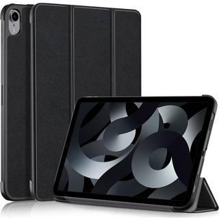 Apple iPad 11" (2025) / iPad 10.9" (2024/2022) Læder Cover m. Stand - Sort