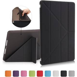 iPad (2018) / iPad (2017) Cover - Fleksibelt Origami Cover - Sort