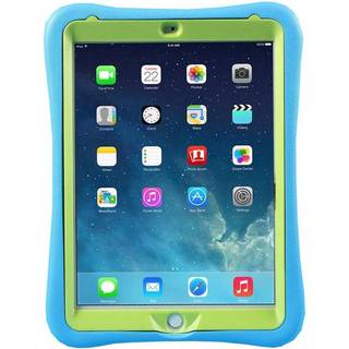 iPad (2018) / iPad (2017) Pepkoo Shockproof Cover m. 360 Graders Standerfunktion - Blå / Grøn