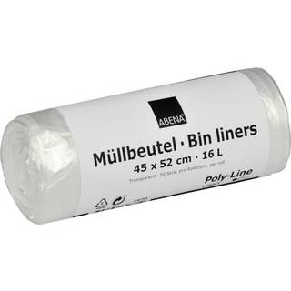 Spandepose 16 liter HDPE/virgin 4,5my 45x52cm klar