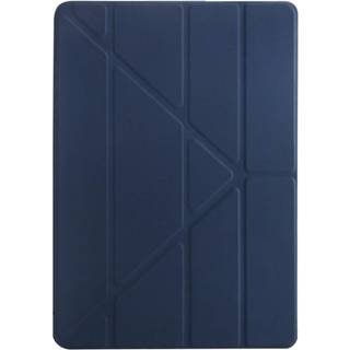 iPad 10.2 (2021 / 2020 / 2019) Cover - Fleksibelt Origami Cover - Mørkeblå