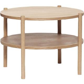 Hübsch Acorn Sofabord Ø64 Cm - Sofabord Eg Natural - 880619F