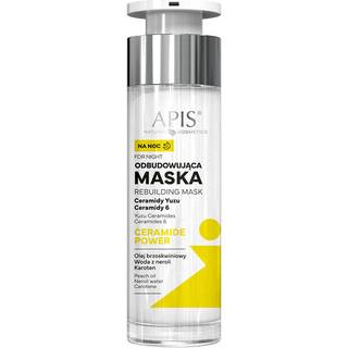 Apis Natural Cosmetics Ceramide Power Fornyende nat plejemaske Med ceramider 50 ml - 50 ml