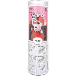 Häkelset Handpuppe Bär Mary - Bunt