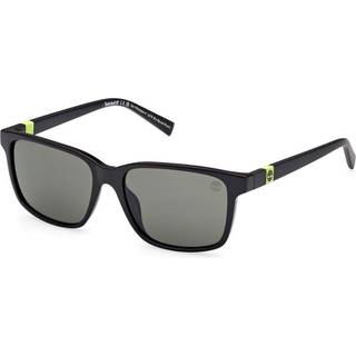 Timberland Mand TB9326 01N Solbriller Injiceret Sort Grøn Firkantet Normal