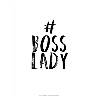 Kasia Lilja - BOSS LADY - Plakat - A4