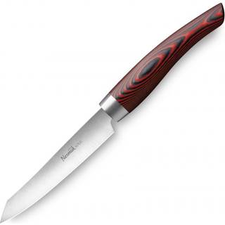 Nesmuk Soul Officemesser 9 cm - Niobstahl - Griff Micarta rot - Rot,Silber