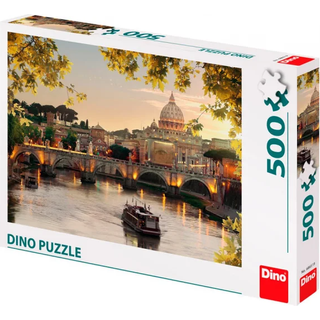 Dino, puslespil, Rom, Italien, 500 brikker [Levering: 1-2 dage]