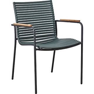 Mood Classic havestol med teak armlæn - skifer grå (På lager i varehus)