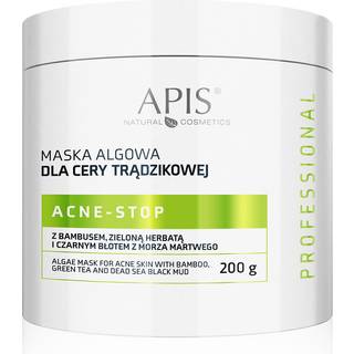 Apis Natural Cosmetics Acne-Stop Professional Rensende og udglattende maske Til fedtet hud med tendens til akne 200 g - 200 g