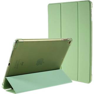 iPad 9.7 (2018-2017) / iPad Air / iPad Air 2 Tri-Fold Flip Cover m. Fleksibel Bagside - Grøn