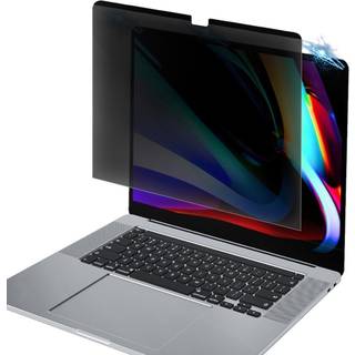 MacBook Pro 13 Retina Magnetisk Beskyttelsesfilm m. Privacy Funktion - Gennemsigtig