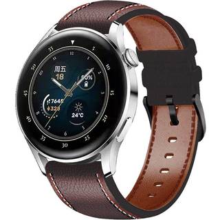 Universal Smartwatch Kunstlæder Rem 22mm - Mørkebrun