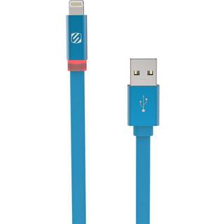 Flatout ladekabel lightning til USB-A - 93 cm - blå