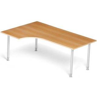 Skrivebord DNA, Bøg 1800x1200 mm Venstre I-ben/Alugrå