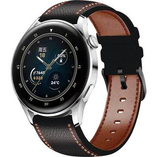 Universal Smartwatch Kunstlæder Rem 22mm - Sort