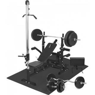 Multigym Basic Black 100 kg Vægtsæt Lats Gulv