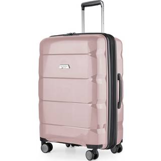 Britz - Koffer Hartschalenkoffer Trolley, TSA, 66 cm, 68 Liter Altrosa - Altrose