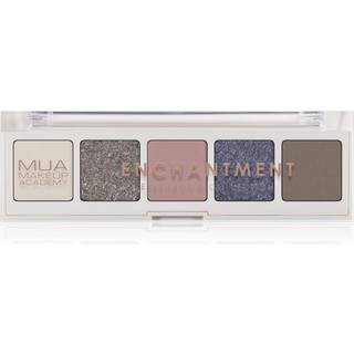 MUA Makeup Academy Professional 5 Shade Palette Øjenskygge palette Skygge Enchantment 3,8 g - 3,8 g