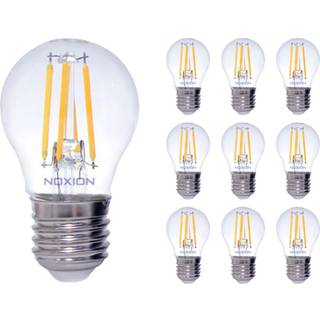 Fordelspakke 10x Noxion Lucent LED E27 Pære filament klar 4.5W 470lm - 827 ekstra varm hvid | dæmpbar - erstatter 40W