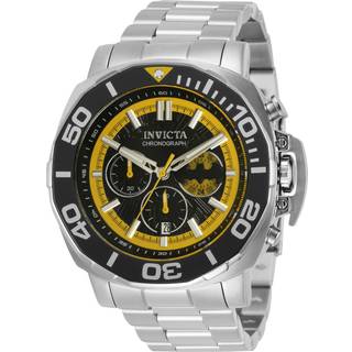 Invicta 35075 Dc Comics Sort/Stål Ø48 mm
