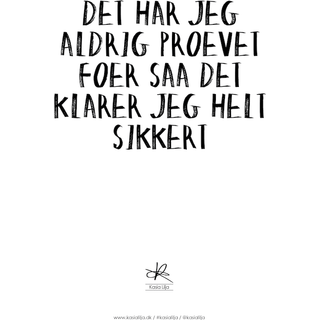 Kasia Lilja - PRØVET FØR - Plakat - A3