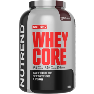 Nutrend - Whey Core, Chokolade + Kakao - 1800g