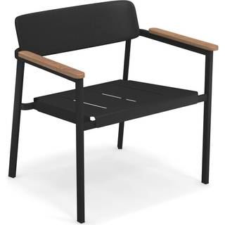 EMU - Shine Lounge Chair Black - Loungestole - Arik Levy - Sort - Træ