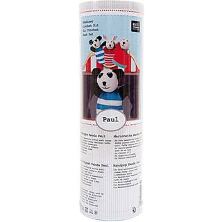 Häkelset Handpuppe Panda Paul - Bunt