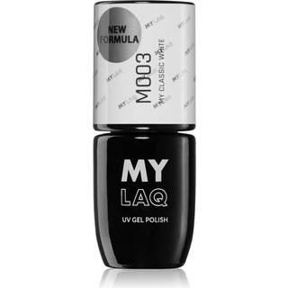 MYLAQ UV Gel Polish Gel neglelak Skygge My Classic White 5 ml - 5 ml