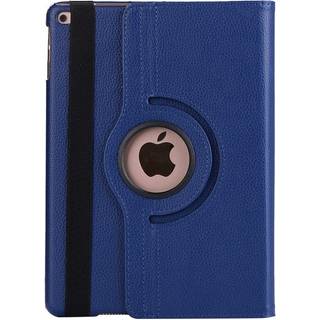 iPad (2018) / iPad (2017) Læder Etui m. 360 Graders Ståfunktion Mørkeblå