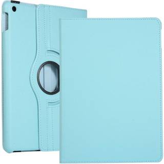 iPad 10.2" (2021 / 2020 / 2019) Klassisk Læder Cover m. 360⁰ Ståfunktion - Lyseblå
