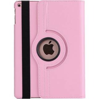 iPad (2018) / iPad (2017) Læder Etui m. 360 Graders Ståfunktion Lyserød