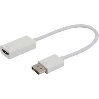 Prokord Hdmi Adapter 0.2m. Mini Displayport Hdmi Hvid